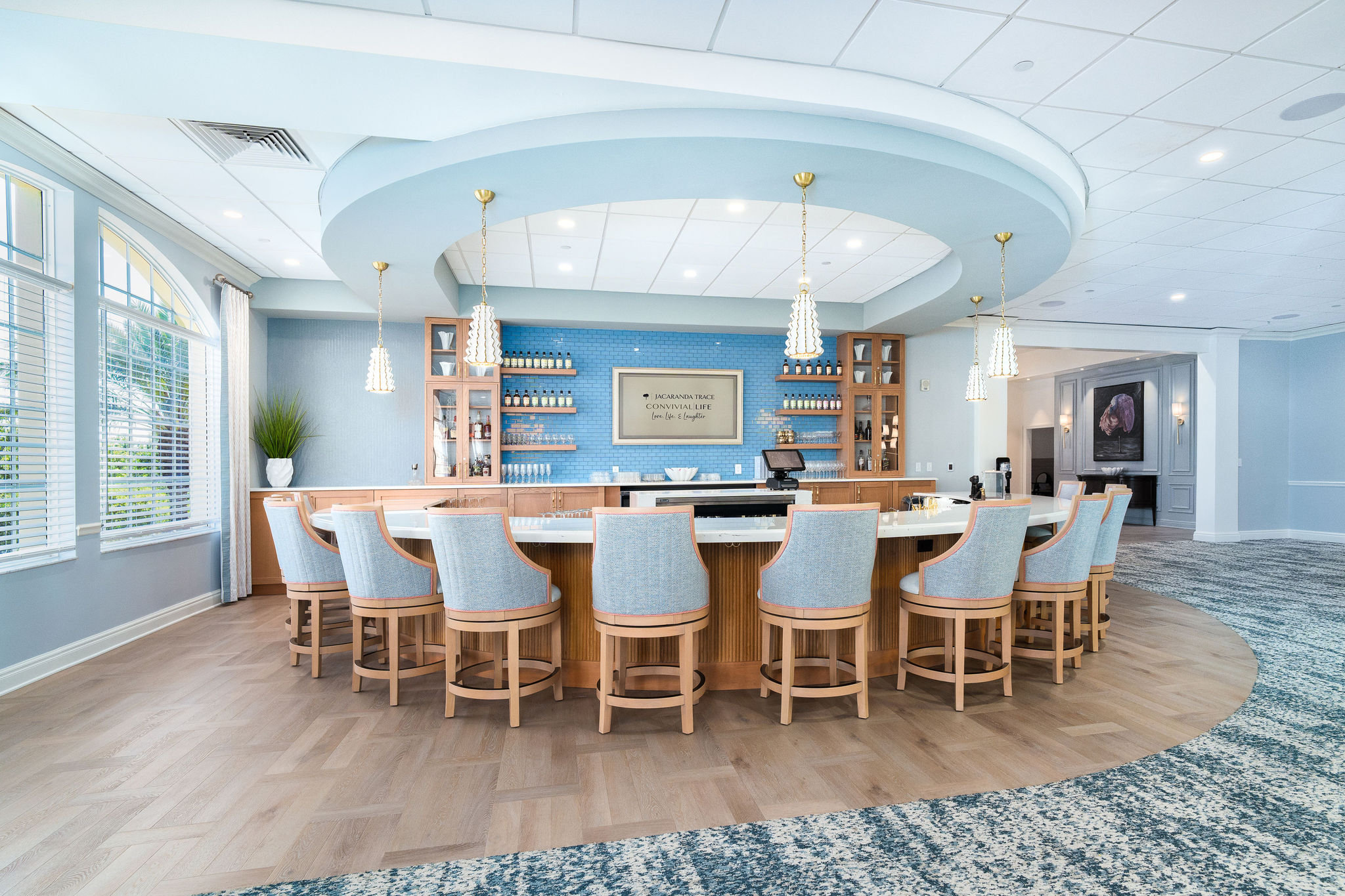 LVT in Jacaranda Trace Senior Living Clubhouse