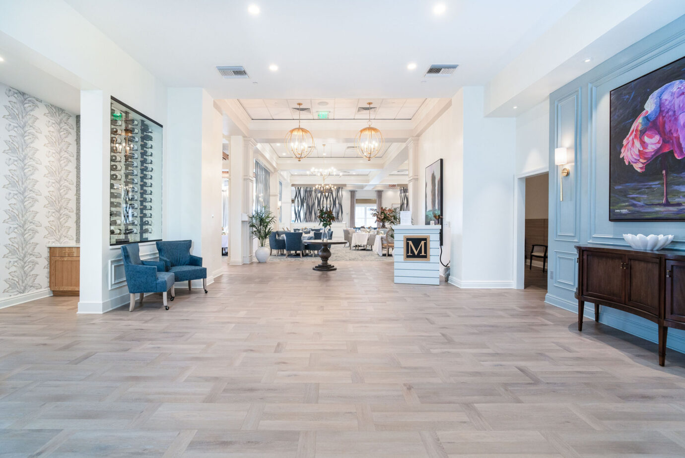 LVT in Jacaranda Trace Senior Living Clubhouse