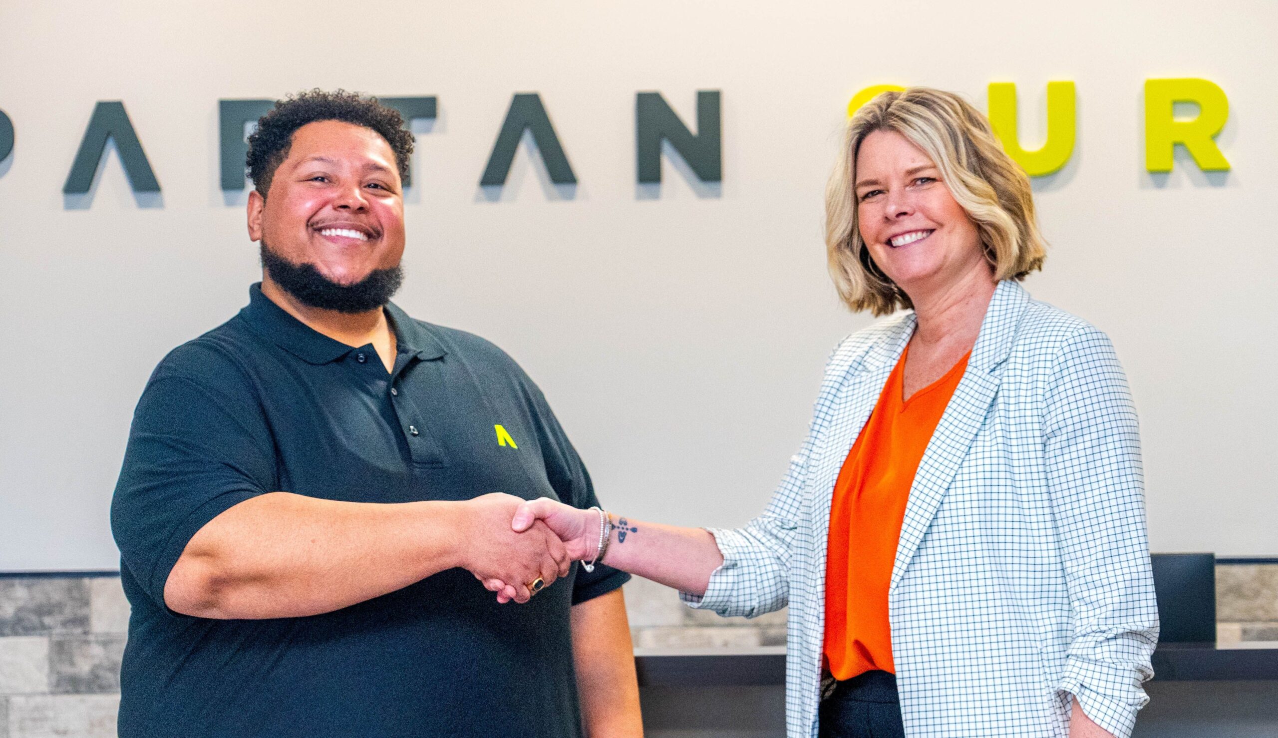 Heather Volk with David Rosales