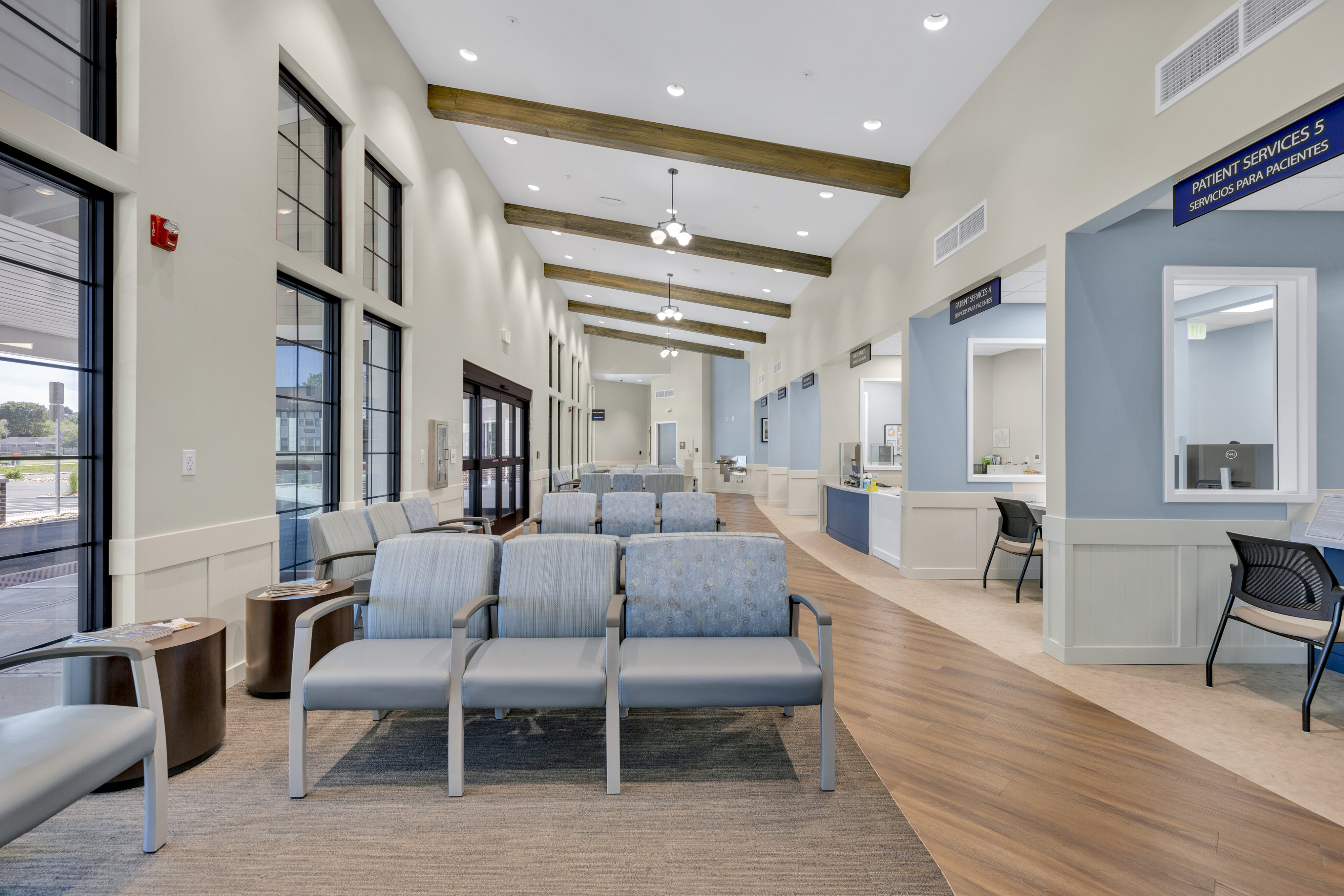 Choptank Community Health System Federalsburg, MD - LVT in Lobby