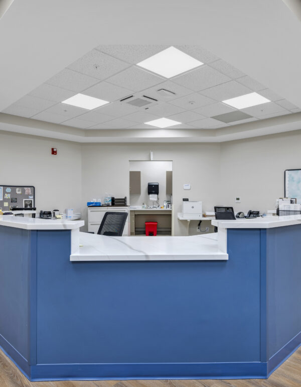 Choptank Community Health System Federalsburg, MD - LVT in reception area