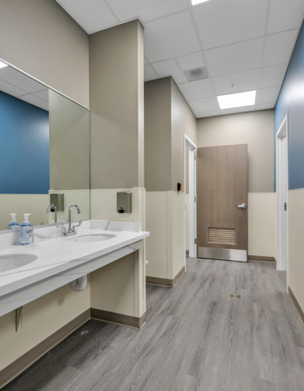 Choptank Community Health System Federalsburg, MD - LVT in bathroom