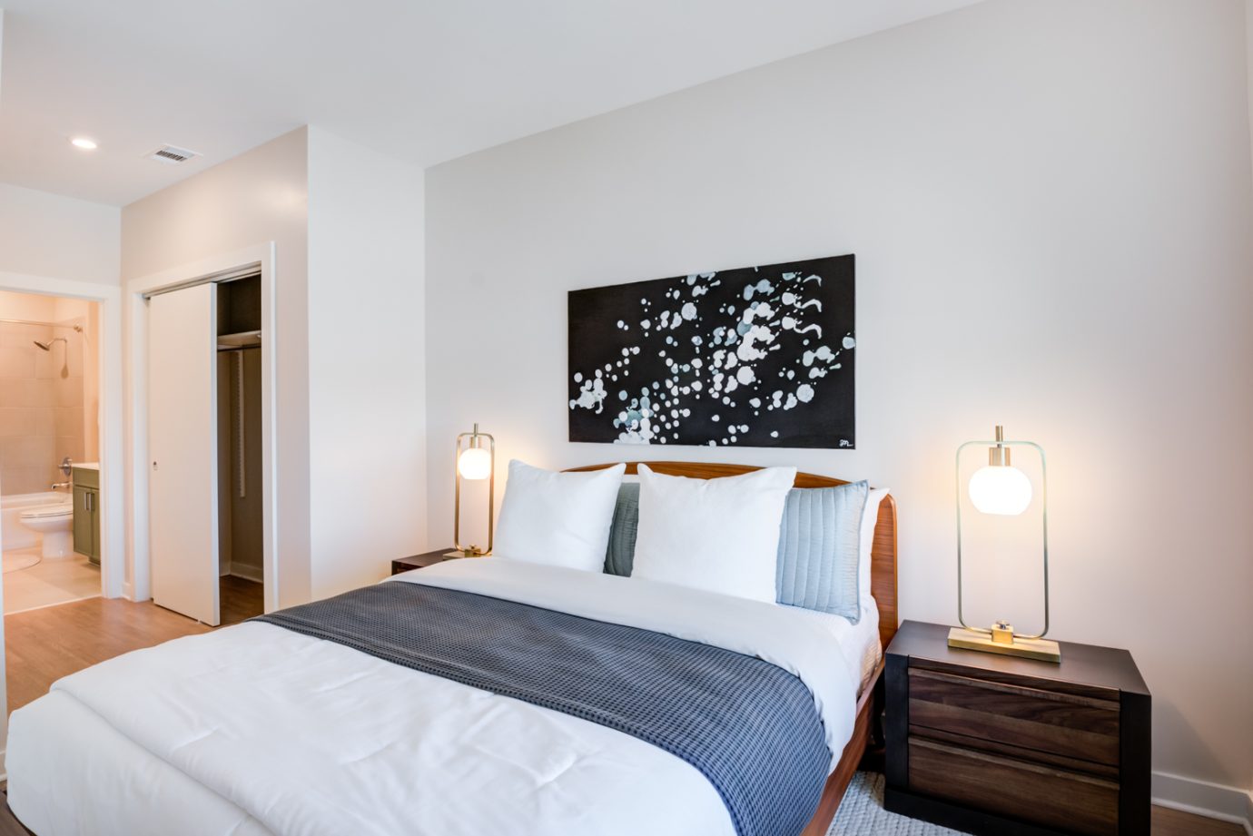 LVT installed in apartment unit