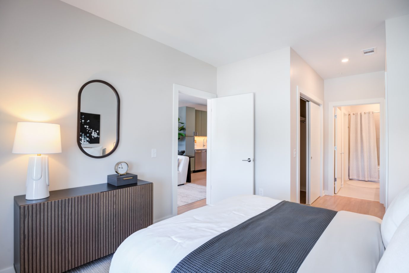 LVT installed in apartment unit